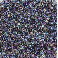 Miyuki delica beads 11/0 - Amethyst lined crystal ab DB-59